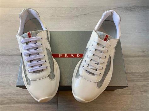 prada scarpe bianvhe|ladies prada shoes.